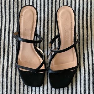 J crew kitten heel minimal sandals 6.5